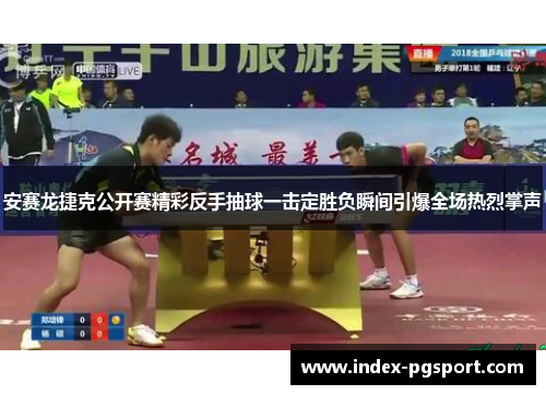 安赛龙捷克公开赛精彩反手抽球一击定胜负瞬间引爆全场热烈掌声